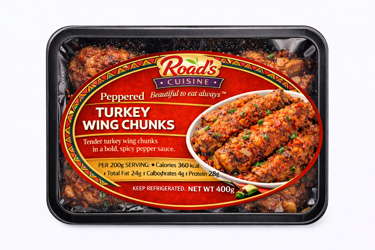 Peppered Turkey Wings