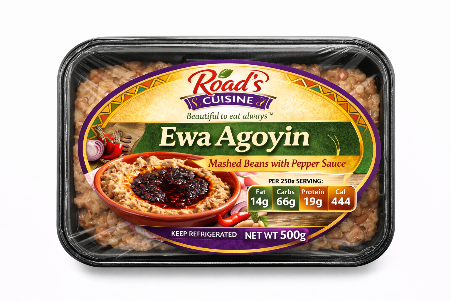 Ewa Agoyin(Mashed Beans)