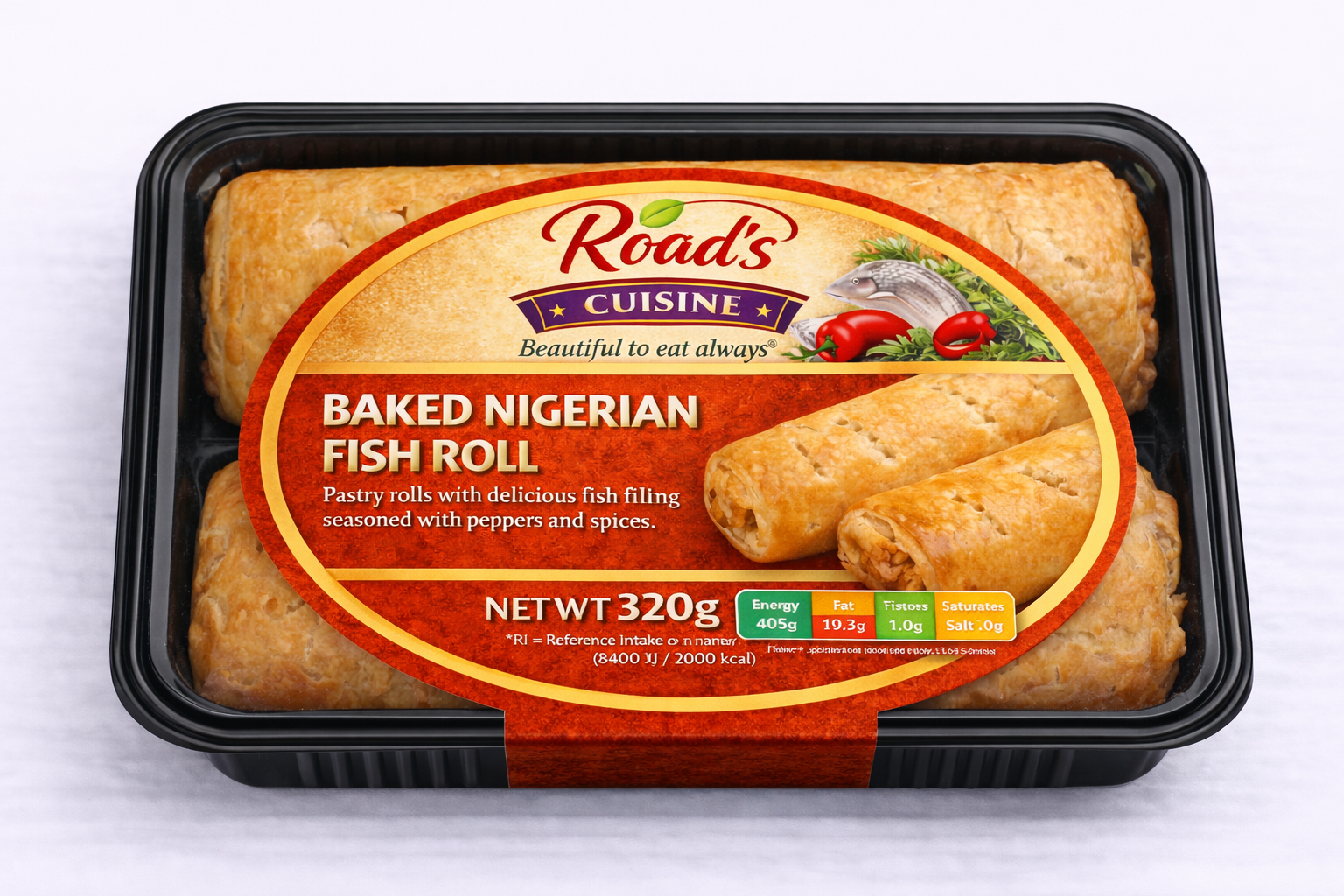 Baked Fish Roll