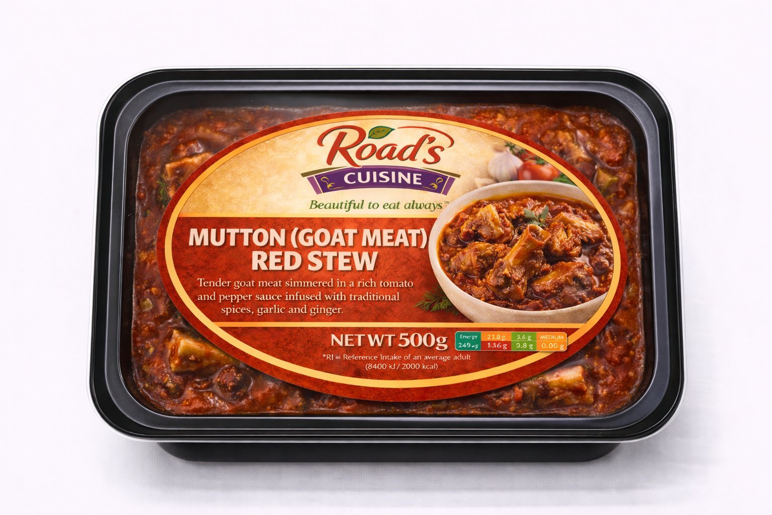 RED STEW MUTTON(goatmeat)